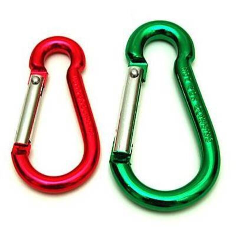 6 x mousquetons à clé bl mm.60 (pcs.2)