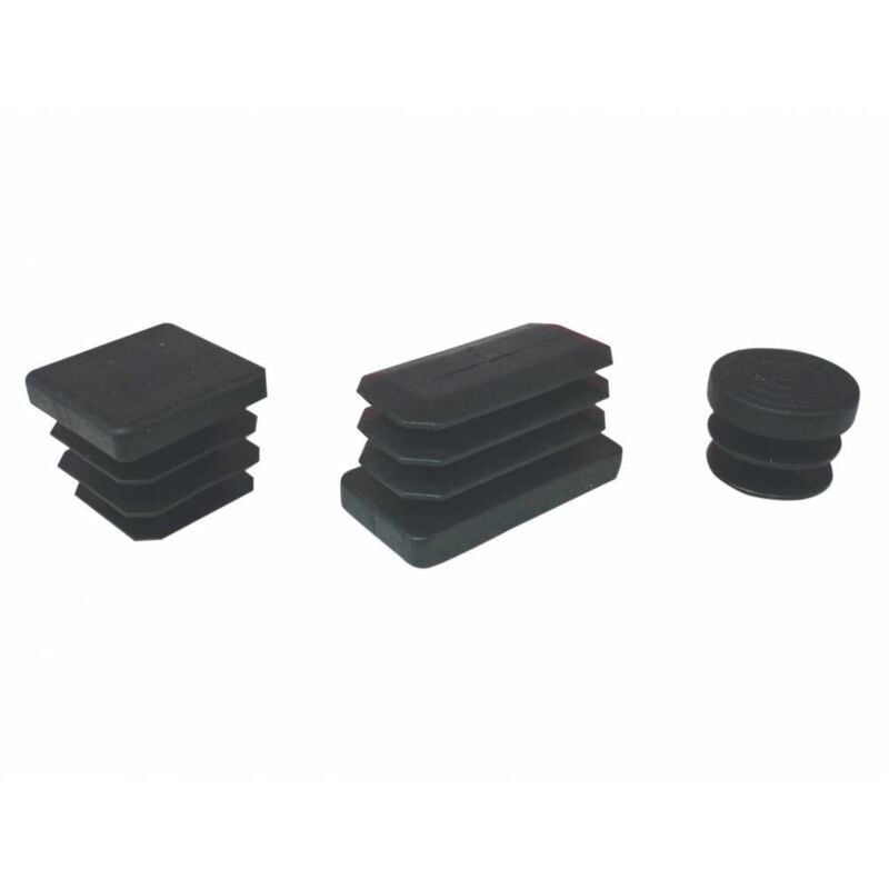6 x bl embouts à ailettes 40x60 mm noir 6 pcs