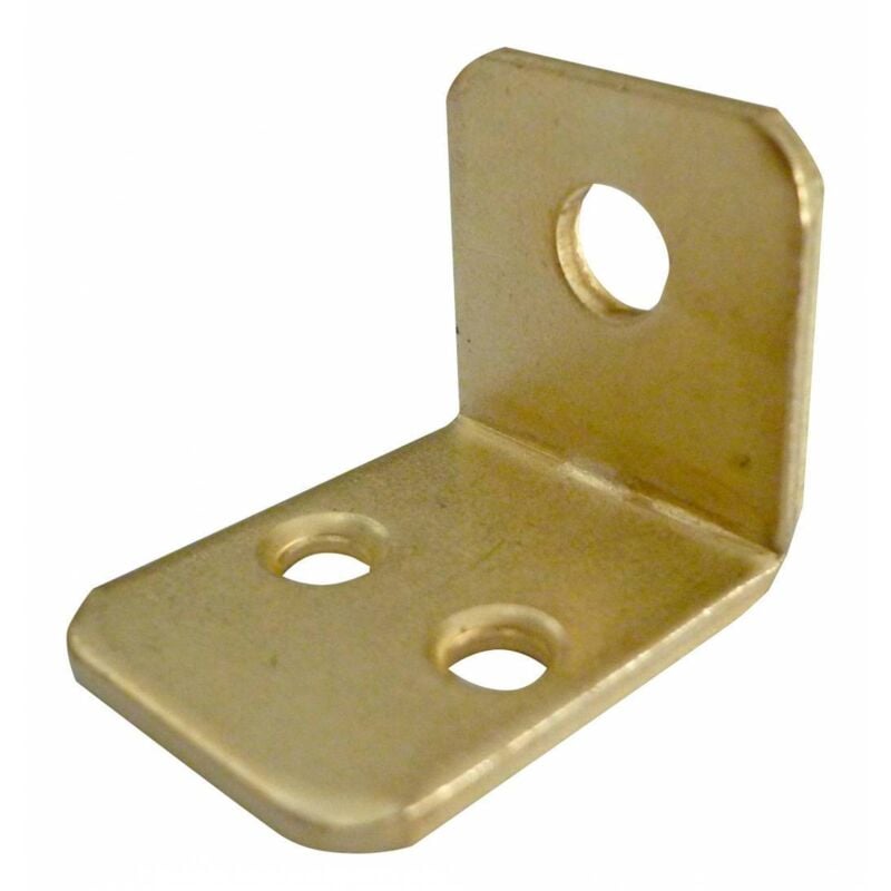 6 x bl brackets pour armoires 22x28x2 mm laiton. (pz.4)