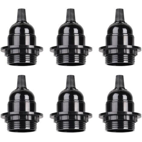 6 x douille e27, bakélite, m10, 250v 4a, câble 6-8mm, intérieur