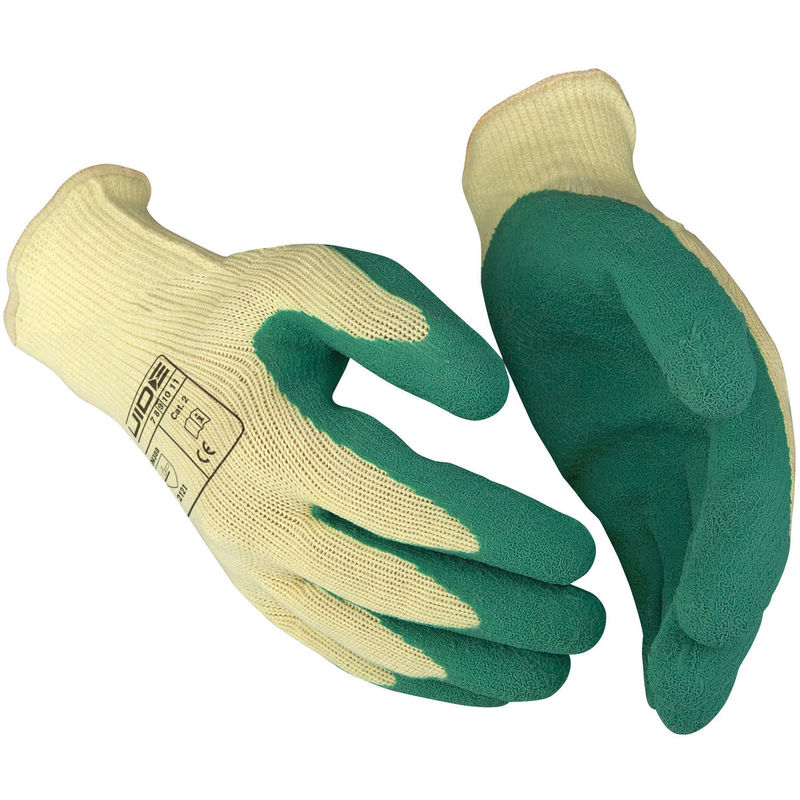 3 x Guide 154 Schutzhandschuhe aus Polyester-/Baumwoll-Garn mit Handschuhberater