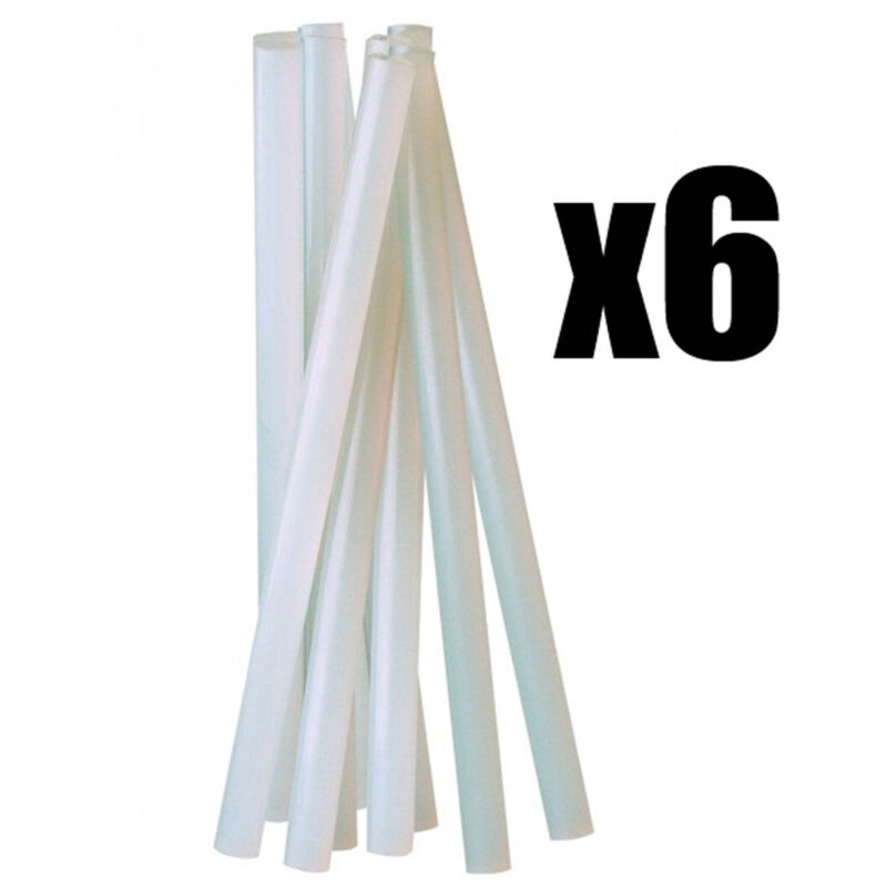 Image of Trade Shop Traesio - Trade Shop - 6 x Heißklebestifte, 20 cm, Mehrzweck-Heißklebepistole -