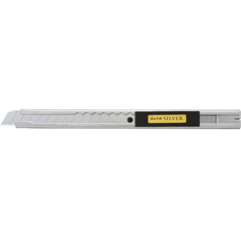 6 x OLFA CUTTER 9 MM INOX SRV-1 C/BLOCCO AUTOMAT