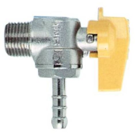 6 x PL RUBINETTO A SFERA P/GAS GPL 1/2M X 9