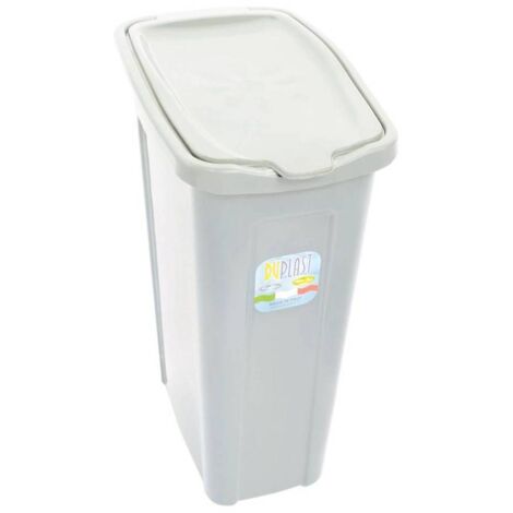 6 x PORTABIANCHERIA 25X35XH53 CM 35 L BIANCO