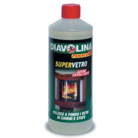 6 x PULITORE SUPERVETRO DIAVOLINA RICARICA 1000 ML