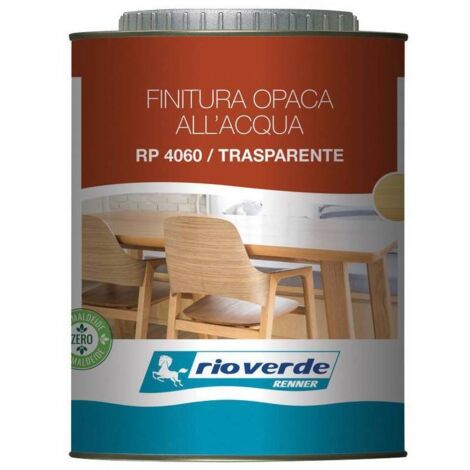 6 x RIOVERDE RP 4060 FINITURA OPACA 0,750 L TRASPARENTE