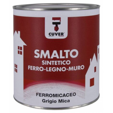 6 x SMALTO CUVER 0,750 L MICACEO GRIGIO MICA