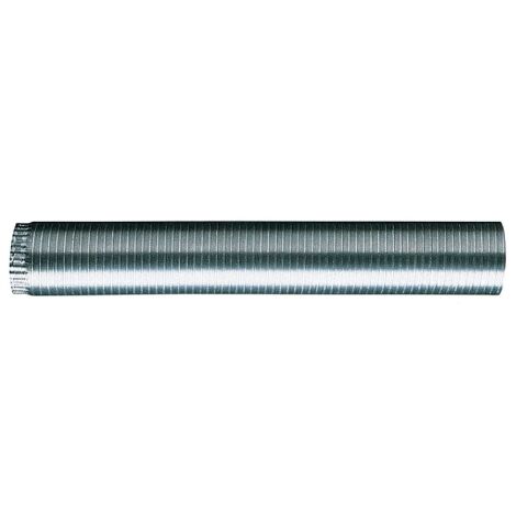 6 x TUBO FLESSIBILE ESTENSIBILE ALLUMINIO NAT. D 20 CM