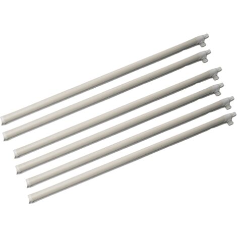 6 x XL Windbreak Tension Rods - Adjustable Straighten Stretch Bar