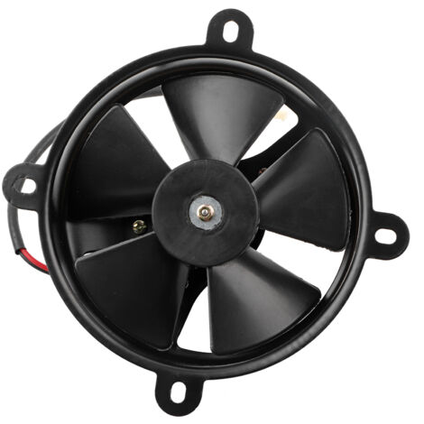 6 Zoll reversibler elektrischer Lüfter, Schwarz ABS Edelstahl, 12V, geeignet für Quad Bike ATV.