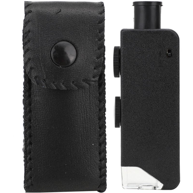 Image of 60-100X Einstellbare LED Tragbare Tasche Mikroskop Mini Lupe für Beobachtung