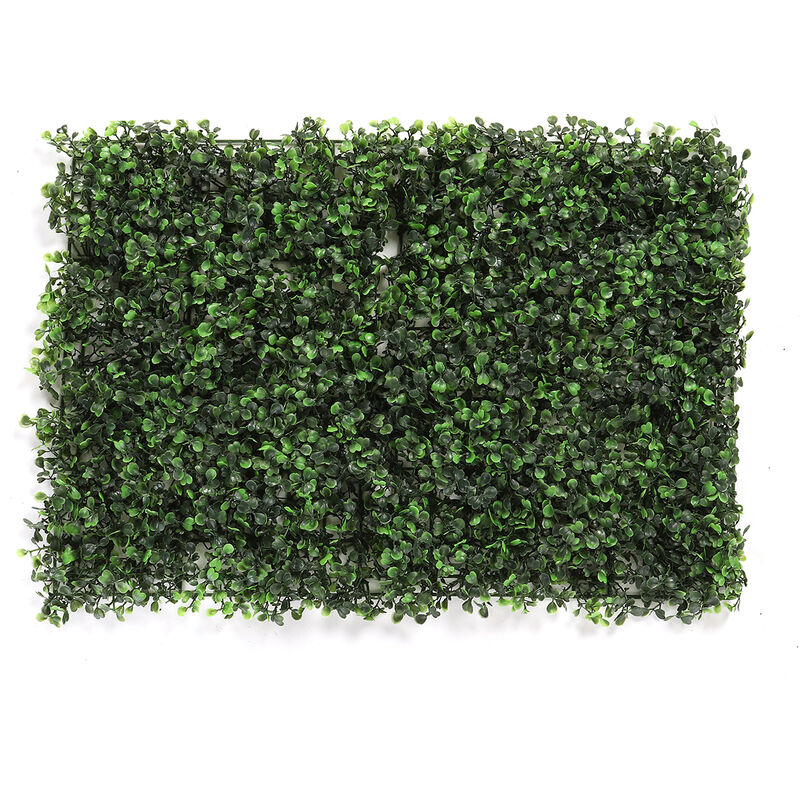 

60 * 40 cm césped artificial hierba gruesa planta seto falso jardín vertical alfombra de pared verde sin valla cortada con protección de