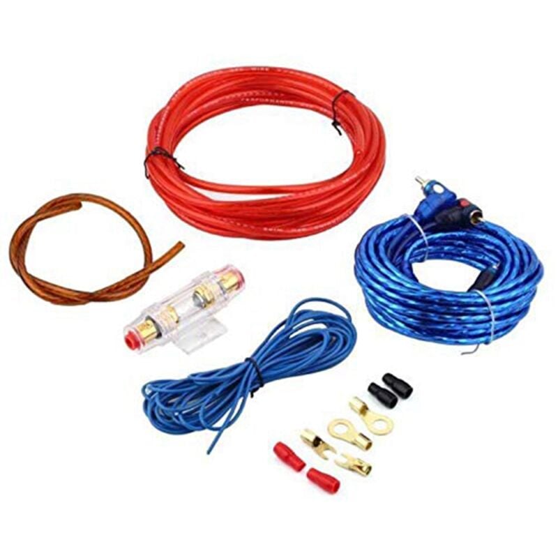 60 AMP Porte-Fusible 8GA Câble D'Alimentation Subwoofer Haut-Parleur Voiture Audio Câblage Amplificateur Fusible Kit