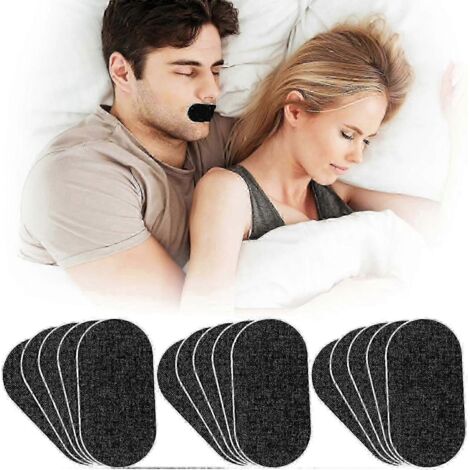 60 bandes adhésives buccales pour dormir, bandes anti-ronflement, ruban adhésif buccal pour aider à réduire le ronflement, favorise le développement d'une respiration nasale