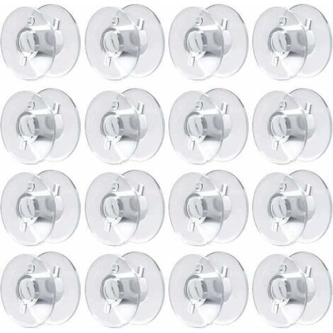 60 bobinas de hilo para máquinas de coser, bobinas de plástico para máquinas de coser, compatibles con Brother, Singer, Kenmore, Janome y la mayoría de las máquinas de coser.