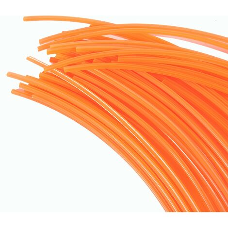 60 Brins 3 mm X 42 cm de fil professionnel étoile pour débroussailleuse