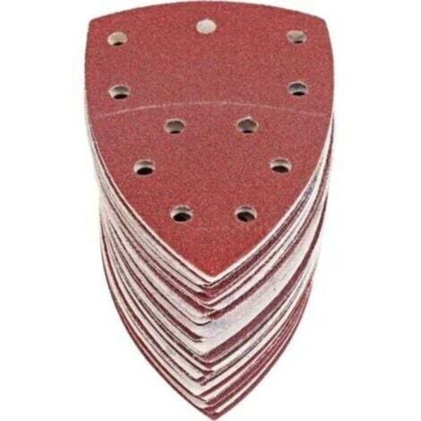 60 dreieckige Schleifblätter, dreieckiges Schleifpapier für Mouse Delta Schleifmaschinen, 105 x 152 mm, Körnung P40/60/80/120/180/240