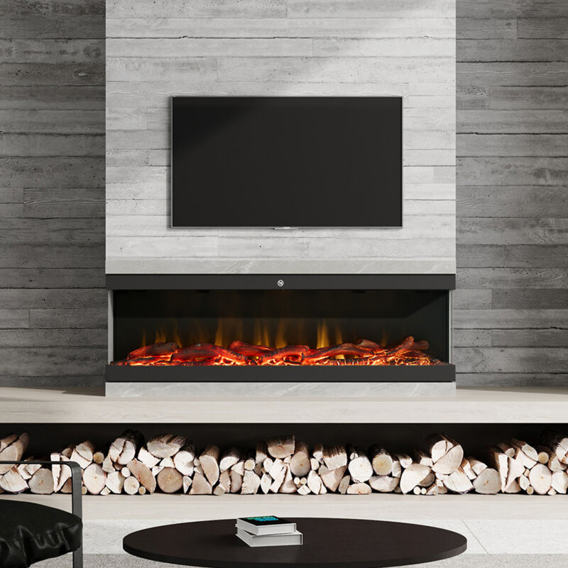 Image of 60’’ Electric Fireplace with Remote Control