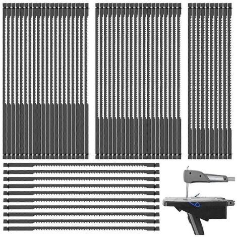 60 lames de scie à chantourner à ergot noir