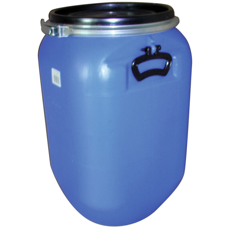 1 Gärbehälter 60 l Blau, mit Deckel + Eisenring, Lebensmittelqualität - Sonstiges