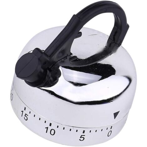 60-Minute Mechanical Kitchen Timer - Countdown Timer - Pastry Design - Reminder - for Home, Restaurant, and School, 6.266.6cm