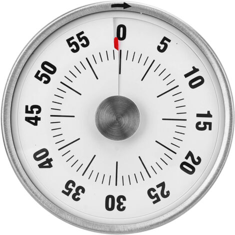 60-Minuten-Magnet-Visual-Timer mit ausziehbarem Ständer für Küche, Prüfungen und Schlaf