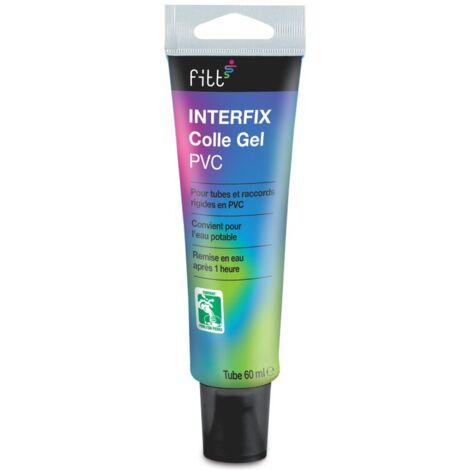 60 ml Tube colle gel pour tube PVC raccord piscine - Interplast