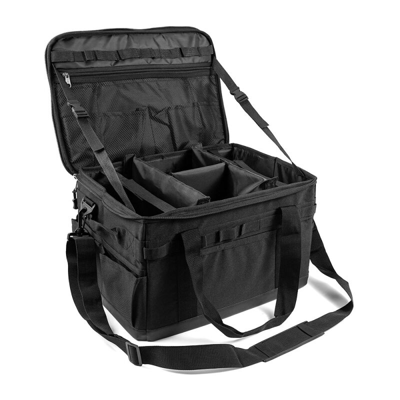 Sac de camping portable à fermeture éclair, grand format, anti-collision,sac de transport multifonctionnel et durable, organisateur de rangement pour