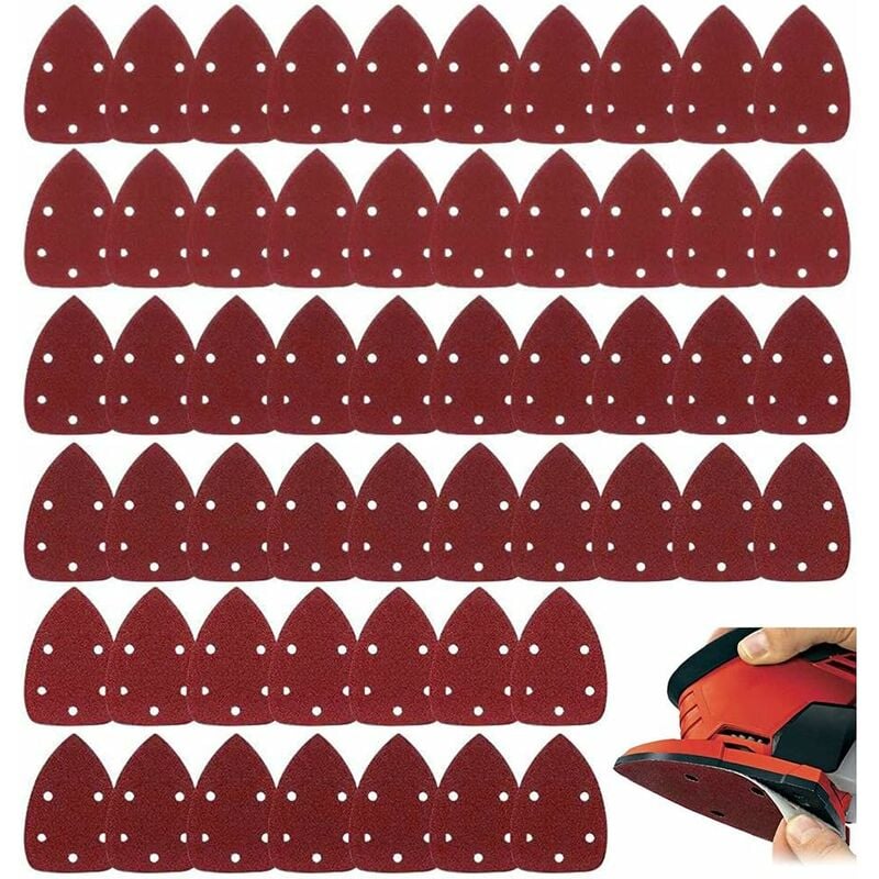 60 pezzi Levigatrice per mouse Carta vetrata Carta...