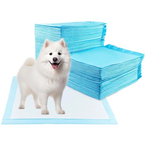 60 Pièces Alaise pour Chien, 60 x 90cm Alese Chiot, Tapis Absorbant Chien, Apprentissage de la Propreté Anti-Fuite Résistante Impermeable, Alese Jetable Séchage Rapide