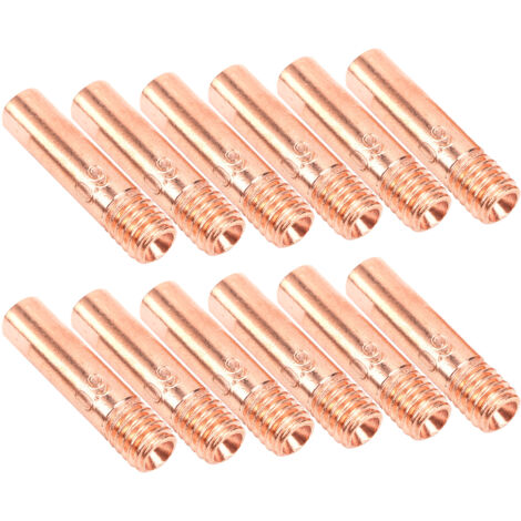 60 Pièces Buses de Contact Cuivre pour Soudage MIG, Pièces de Rechange Soudure 0.9mm 15AK