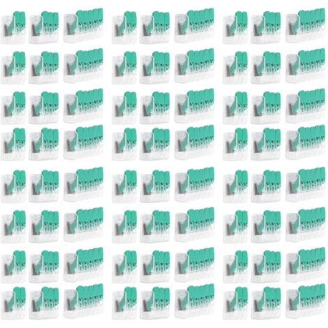 60 Pièces Connecteurs de Câblage Électrique, Bornes Rapides sans Vis pour Installation Luminaire et Construction - Kit PCT‑662/663/665
