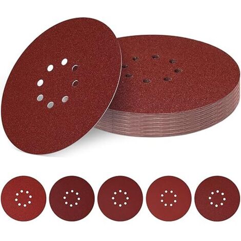 Bloc éponge De Ponçage - 6 Grains (36 à 180) Pour Bois, Métal, Peinture - Réutilisable Humide/sec