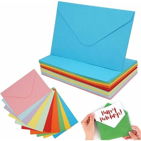 20 Pièces Enveloppes En Papier Kraft, 10.5x7 cm Mini Petite