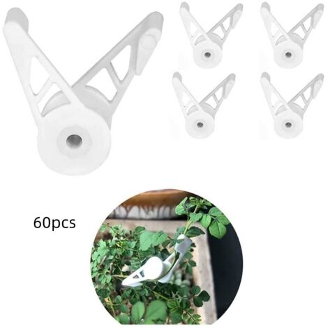 60 pinces de jardin pour entraînement à faible stress, attaches de pliage à 360 degrés pour plantes, clips de courbure de branches