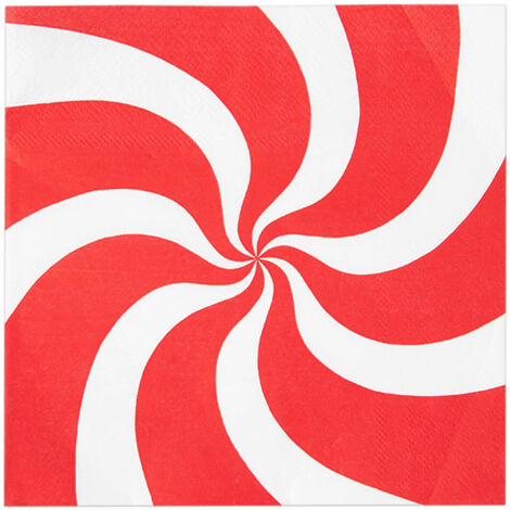 60 serviettes en papier jetables à motif de Noël, serviettes de cocktail festives, serviettes pour le Nouvel An, les dîners d'hiver et la décoration, motif flocons de neige rouges