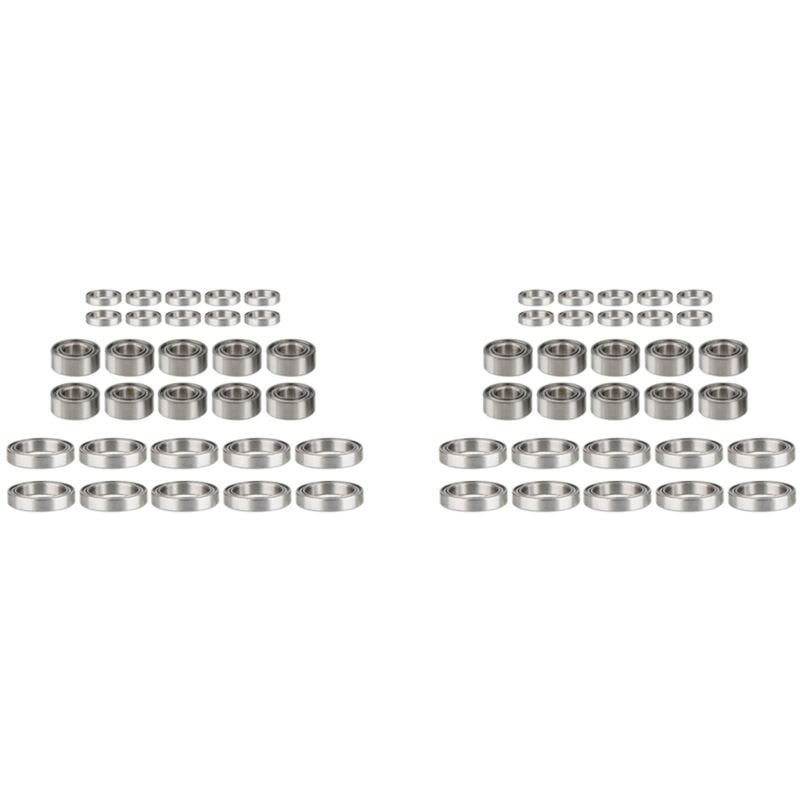 Image of 60 Stücke Metall Stahl Lager Set für -10 DBX10 10421-S 9102 1/10 RC Auto Zubehör Teile Satz