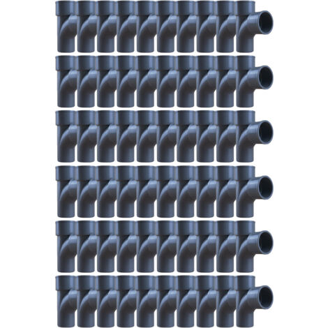 60 tés pied PVC 87°30 Mâle Femelle Ø32 - First Plast