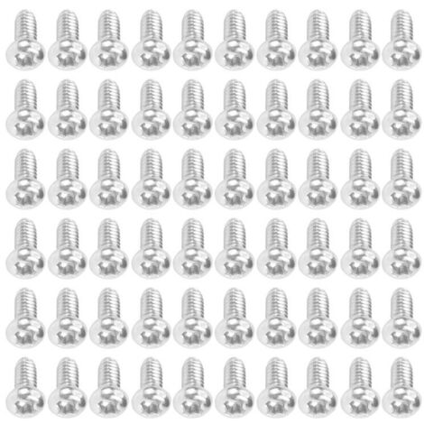 60 vis M2x4mm inox 304 tête ronde Phillips