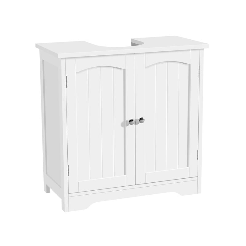 60 x 30 x 60.3 cm Under Sink Bathroom Storage White Free