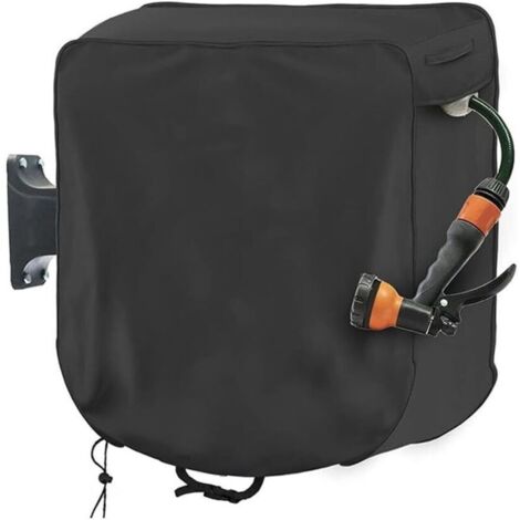 60 x 45 x 60 cm  Housse de protection murale pour dévidoir de tuyau d'eau, imperméable, écran 420D, carrée, pour votre tuyau d'arrosage et dévidoir