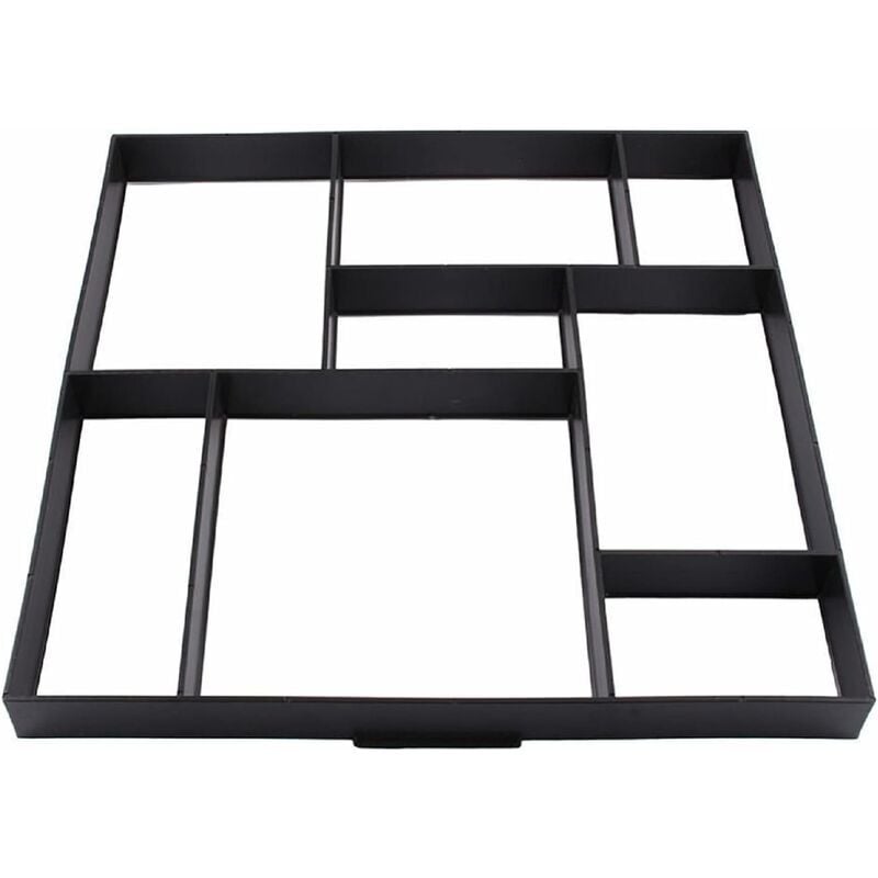 SNQ - 60 x 50cm Moule à Pavé Plastique Pavage Moyen Béton Moules Pierres Stepping Stone Jardin Allée Moule Pavage Chemin Moule Walk Maker