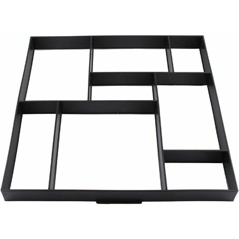 60 x 50cm Moule à Pavé Plastique Pavage Moyen Béton Moules Pierres Stepping Stone Jardin Allée Moule Pavage Chemin Moule Walk Maker
