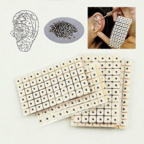 600 aiguilles à pression jetables pour graines auriculaires, pansements Vaccaria pour acupuncture