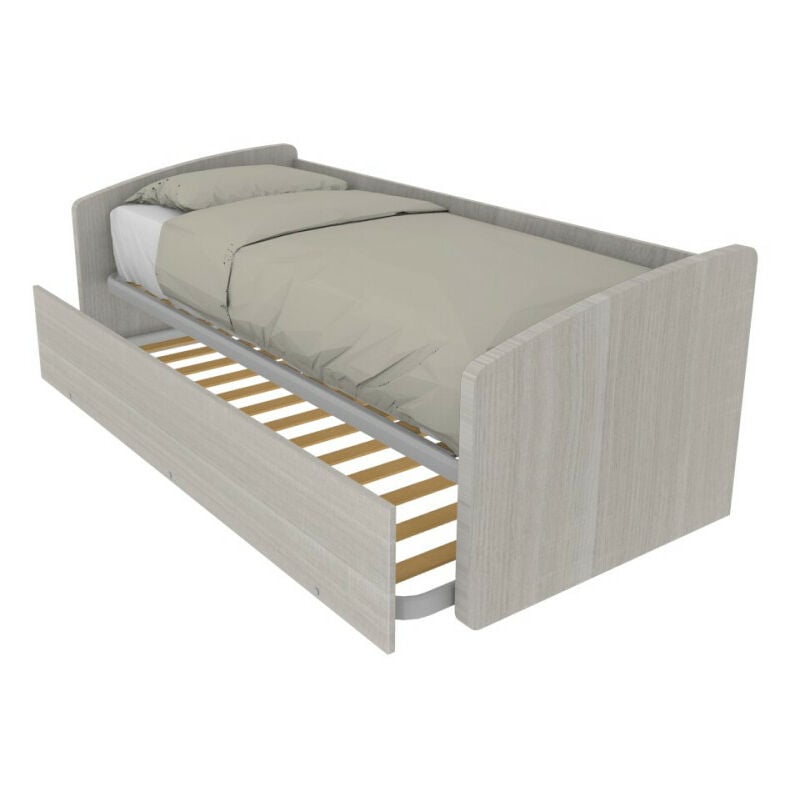 Canapé-lit simple avec deuxième lit gigogne – Design fonctionnel - Chêne de roche