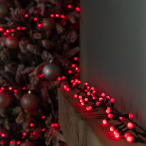 600 Christmas Berry String Lights in Red with Multi-Action LEDs