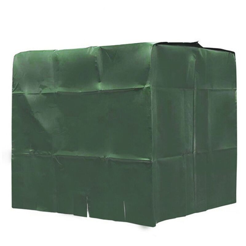 600 Iiters Ibc Container Housse De Protection 210d Oxford Tissu Housse Antipoussière Housse De Pluie 120x80x100cm - Vert - Aiducho