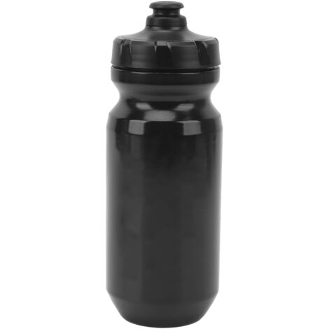 600 ml BPA-freie Silikon-Trinkflasche für Fahrräder, auslaufsicher, für Radfahren und Outdoor-Sportarten, schwarz.
