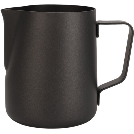 600-ml-Milchkännchen aus Edelstahl mit Antihaftbeschichtung für Milchaufschäumer, ideal für Büro und Café